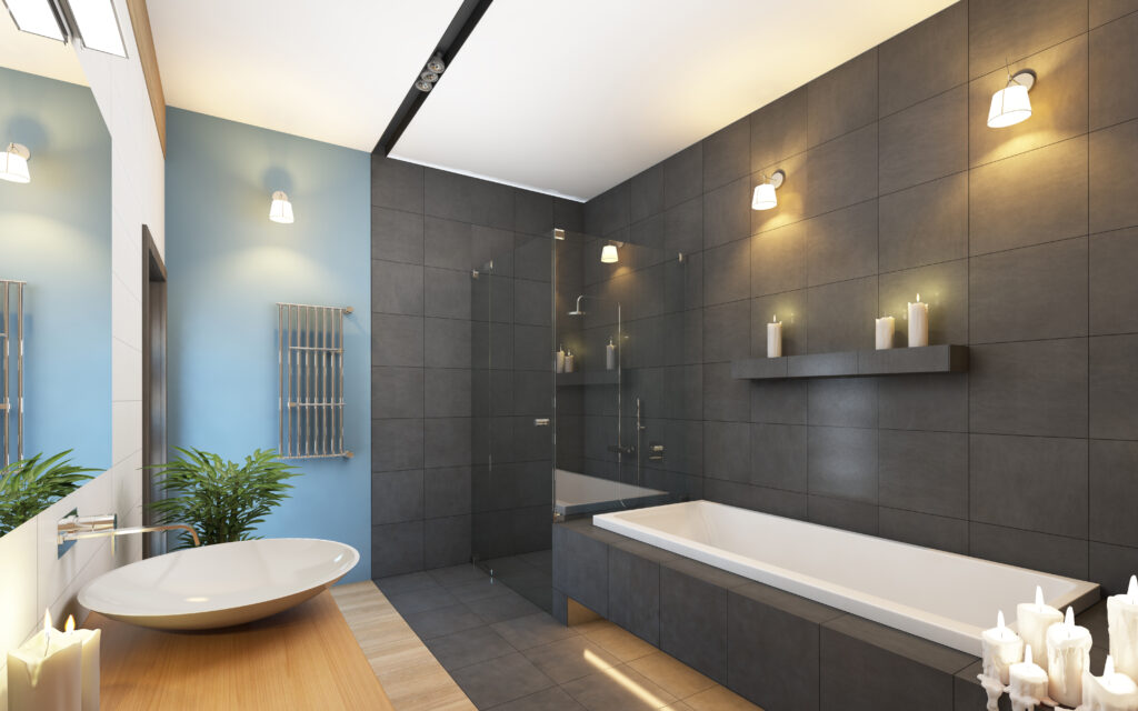 photo gallery of modern bathroom ideas